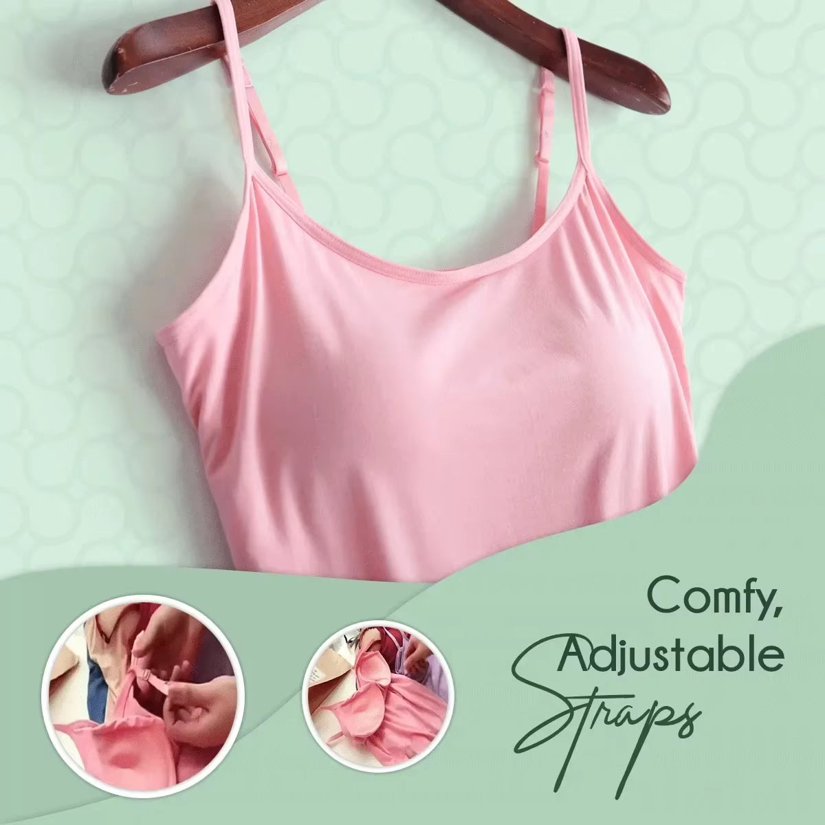 Elevate Your Summer Wardrobe with Our Sexy Solid Padded Bra Camisole - Women’s Backless Tank Top with Built-in Support